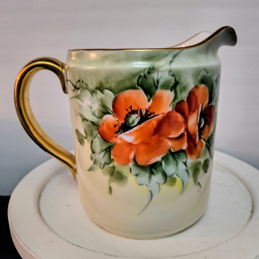 Vintage Antique Imperial PSL Austria Pitcher Hand-painted